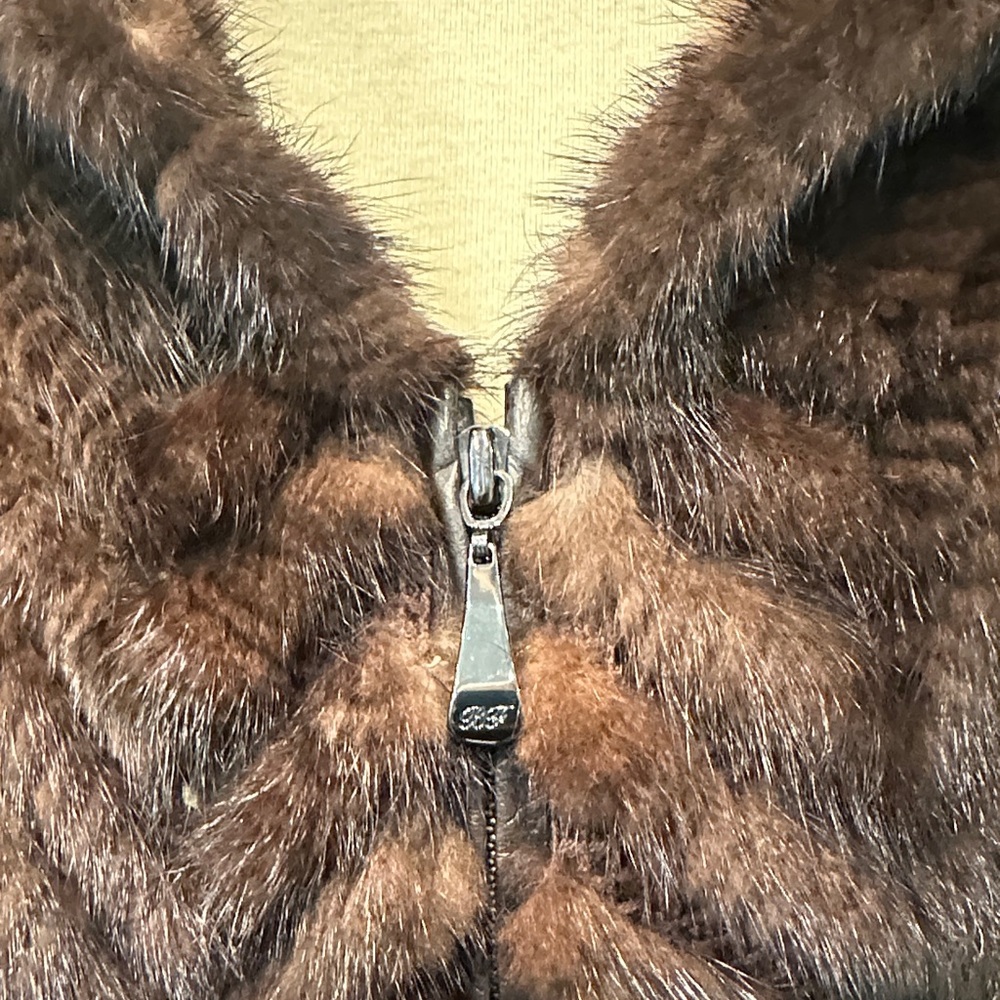 Belle Fare Mink Hooded Cape